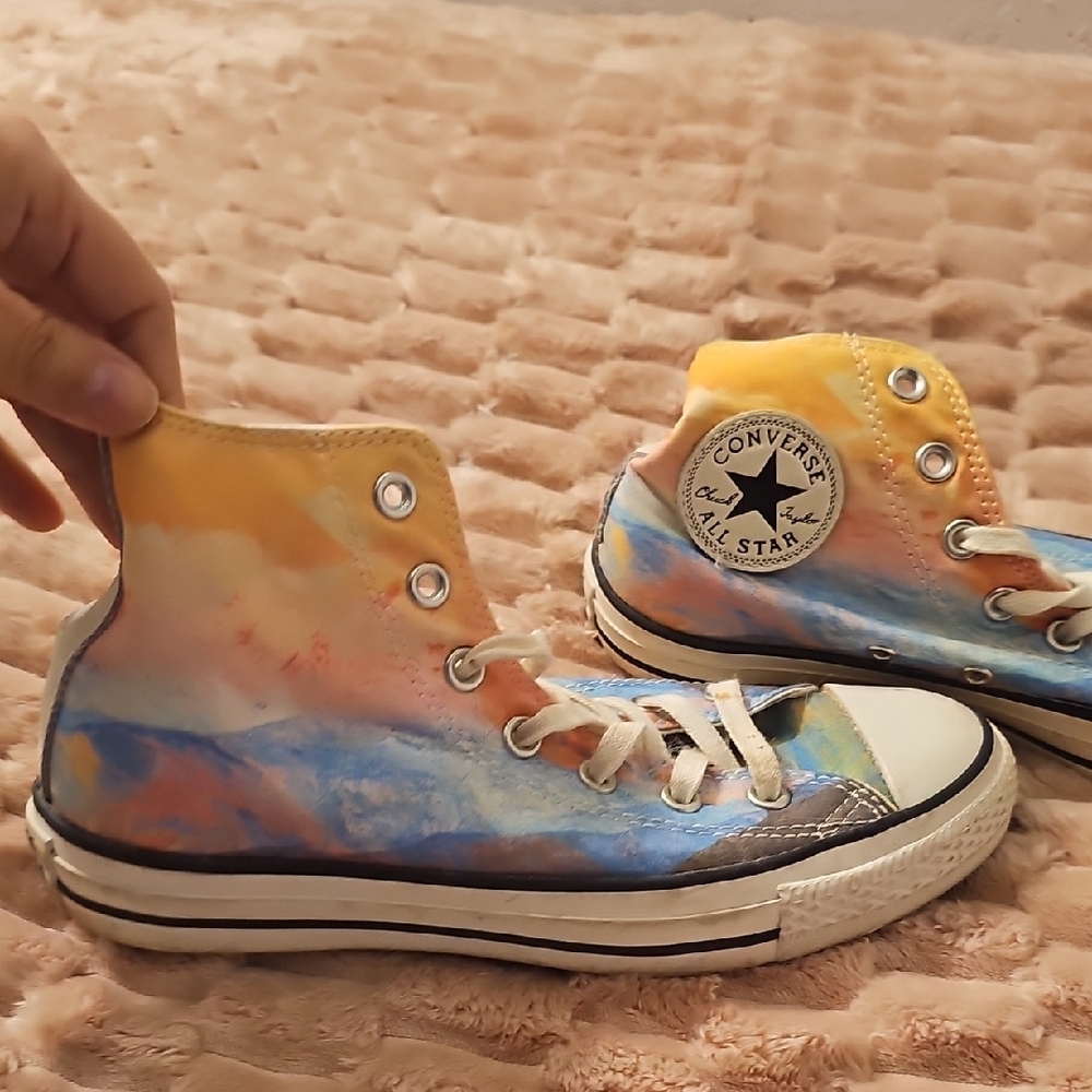 Converse Multicolor High-Top Sneakers - Picture 5 of 9